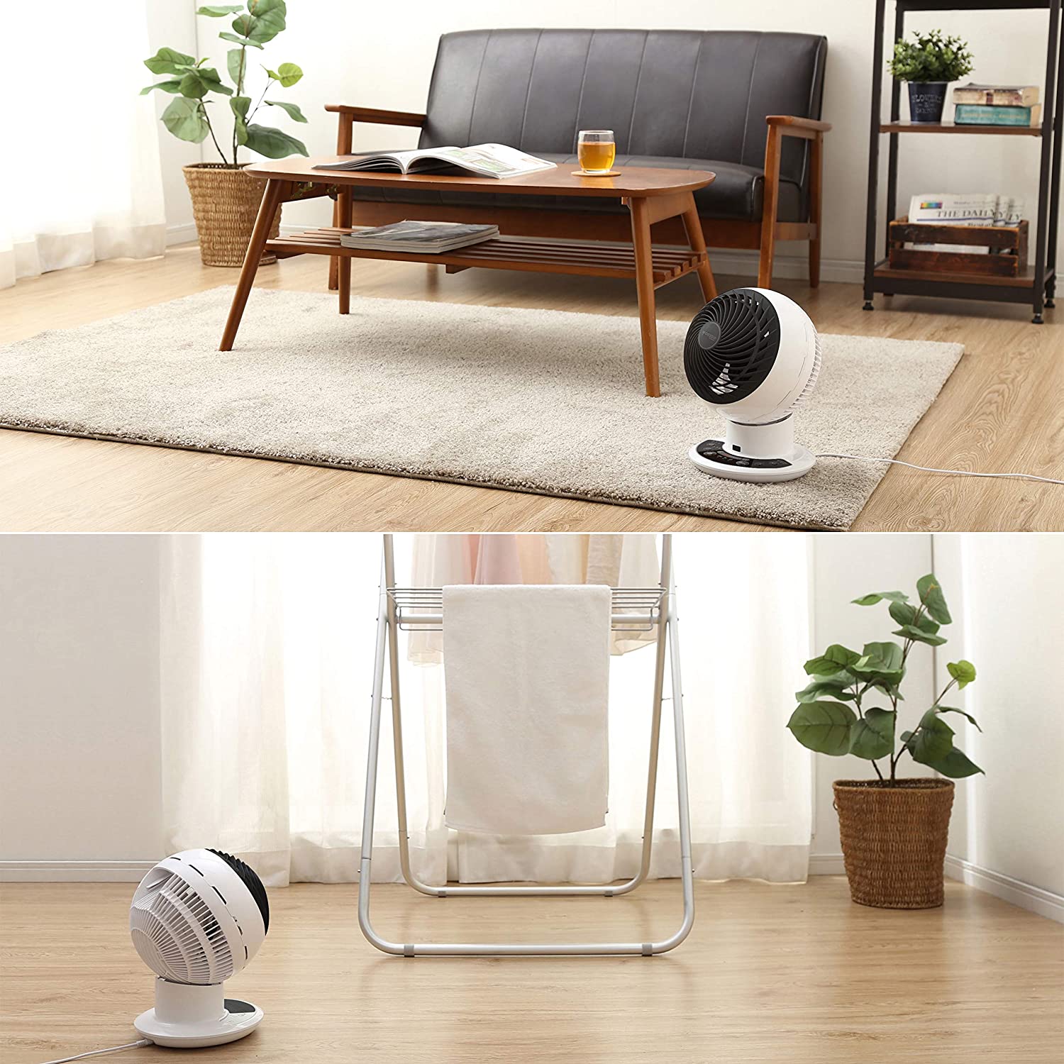 Woozoo PCF-SDC18T - Silent, Oscillating and Ultra-Powerful Fan with DC Jet Motor and Remote Control, For area 54m²