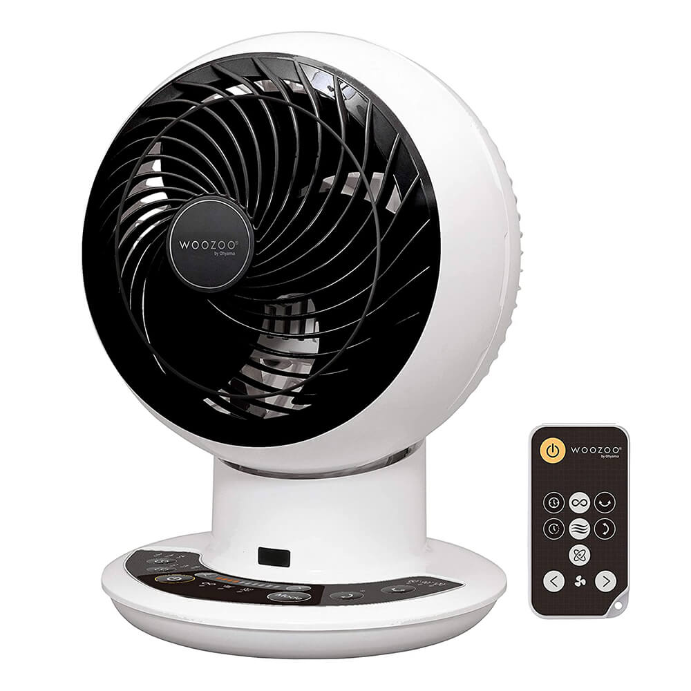 Woozoo PCF-SDC18T - Silent, Oscillating and Ultra-Powerful Fan with DC Jet Motor and Remote Control, For area 54m²